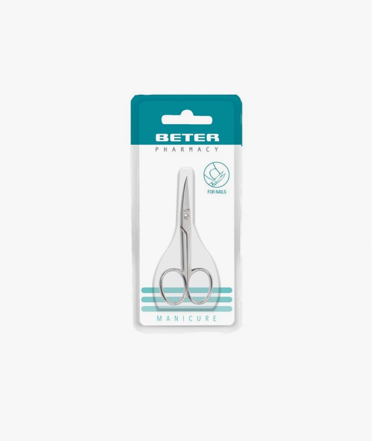 BETER TIJERA MANICURA UÑAS CURVA 9,2 CM