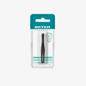 BETER PINZAS DEPILAR PUNTA RECTA PAVONADA 7.5 CM