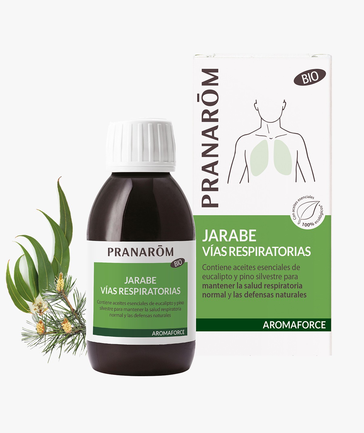 PRAMAROM AROMAFORCE JARABE RESPIRACION FACIL BIO 150 ML