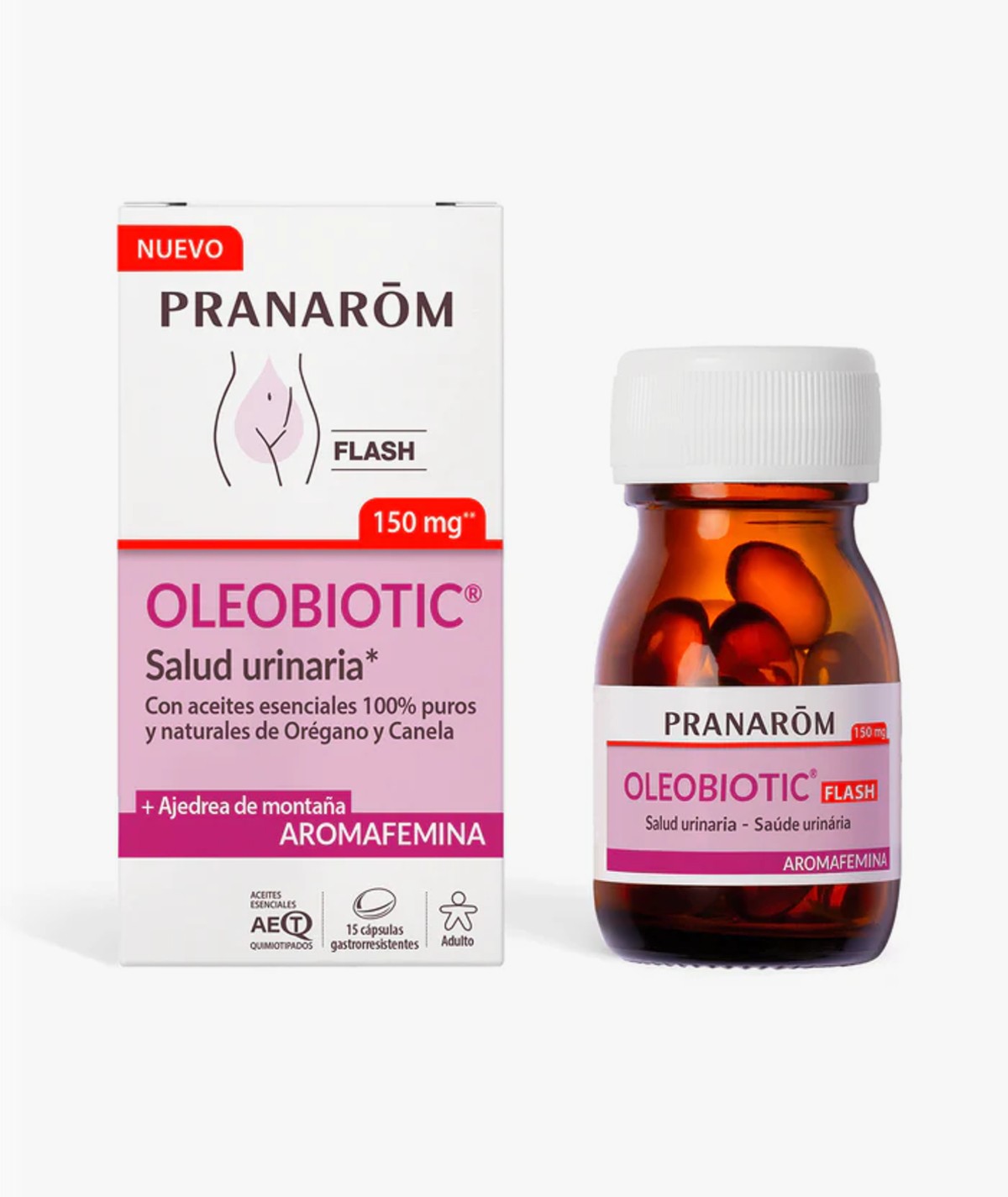PRANAROM AROMAFEMINA OLEOBIOTIC SALUD URINARIA 150 MG