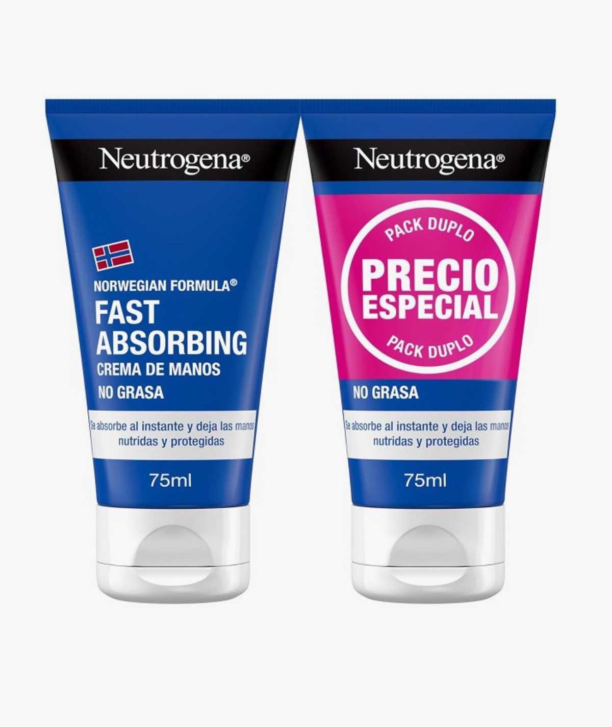 NEUTROGENA FAST ABSORBING DUPLO 75 ML + 75 ML