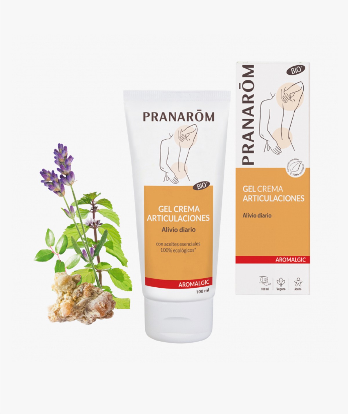 PRANAROM GEL CREMA ARTICULACIONES Y MUSCULOS BIO (ECO) 100ML