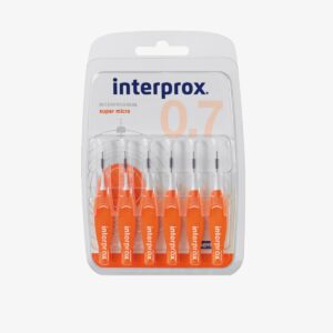 CEPILLO DENTAL INTERPROX SUPER MICRO 6 NARANJA