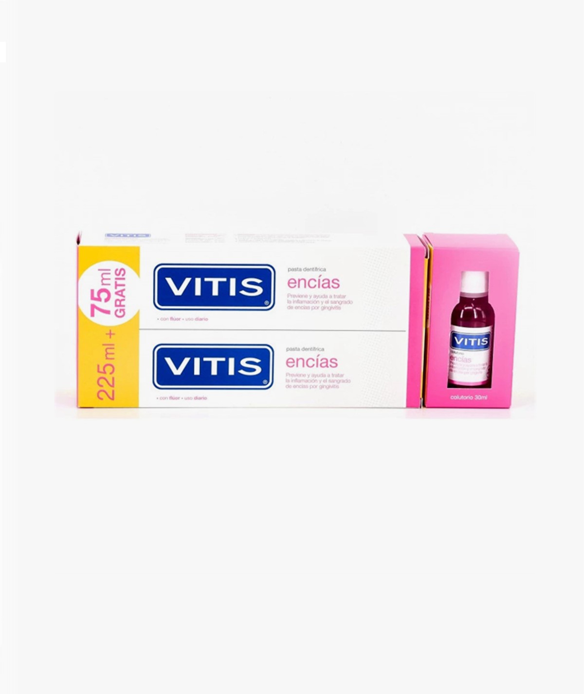 VITIS ENCIAS PASTA DENTIFRICA 150 ML + 150 ML + COLUTORIO