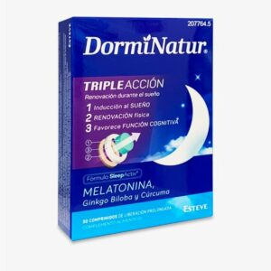 DORMINATUR TRIPLE ACCION 30 COMPRIMIDOS LIBERACION PROLONGADA