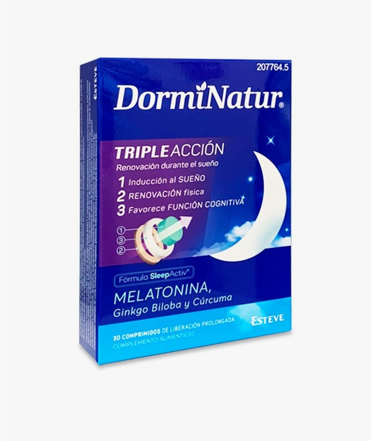 DORMINATUR TRIPLE ACCION 30 COMPRIMIDOS LIBERACION PROLONGADA