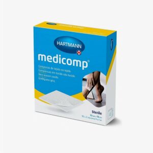 MEDICOMP COMPRESAS APOSITO ESTERIL 10 X 10 CM 10 SOBRES 2 U