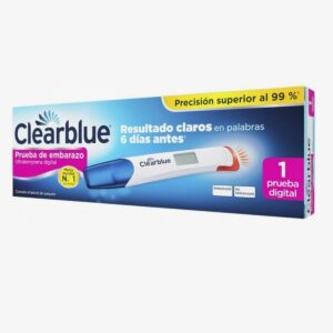 CLEARBLUE TEST DE EMBARAZO ULTRATEMPRANA DIGITAL 1 UNIDAD