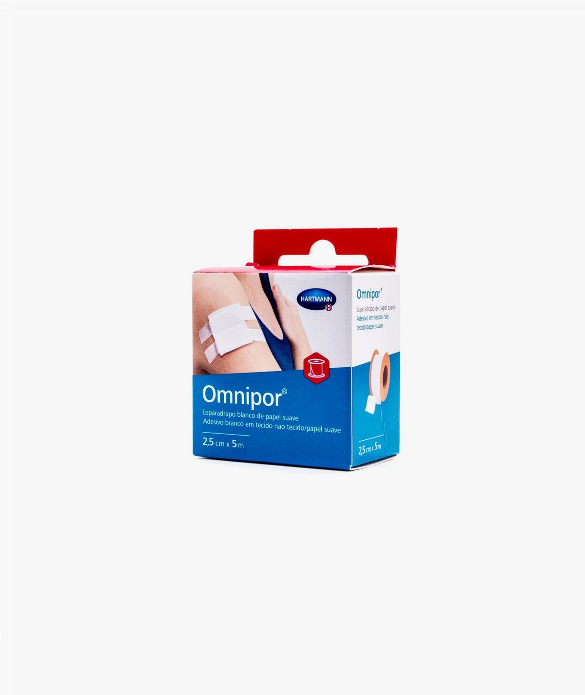OMNIPOR DE PAPEL ESPARADRAPO HIPOALERGICO 5 M X 2,5 CM