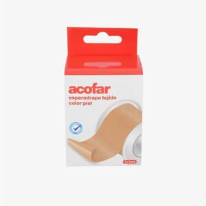 ACOFAR ESPARADRAPO TEJIDO 1 UNIDAD 5 M X 5 CM COLOR PIEL