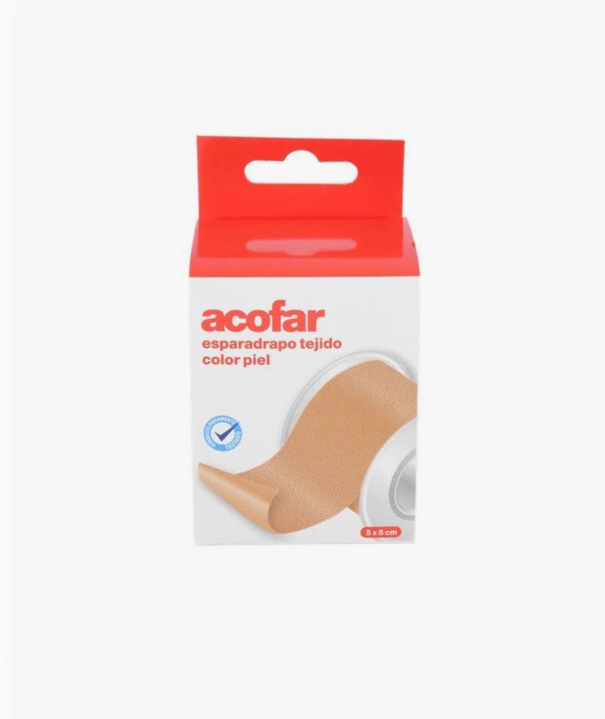 ACOFAR ESPARADRAPO TEJIDO 1 UNIDAD 5 M X 5 CM COLOR PIEL