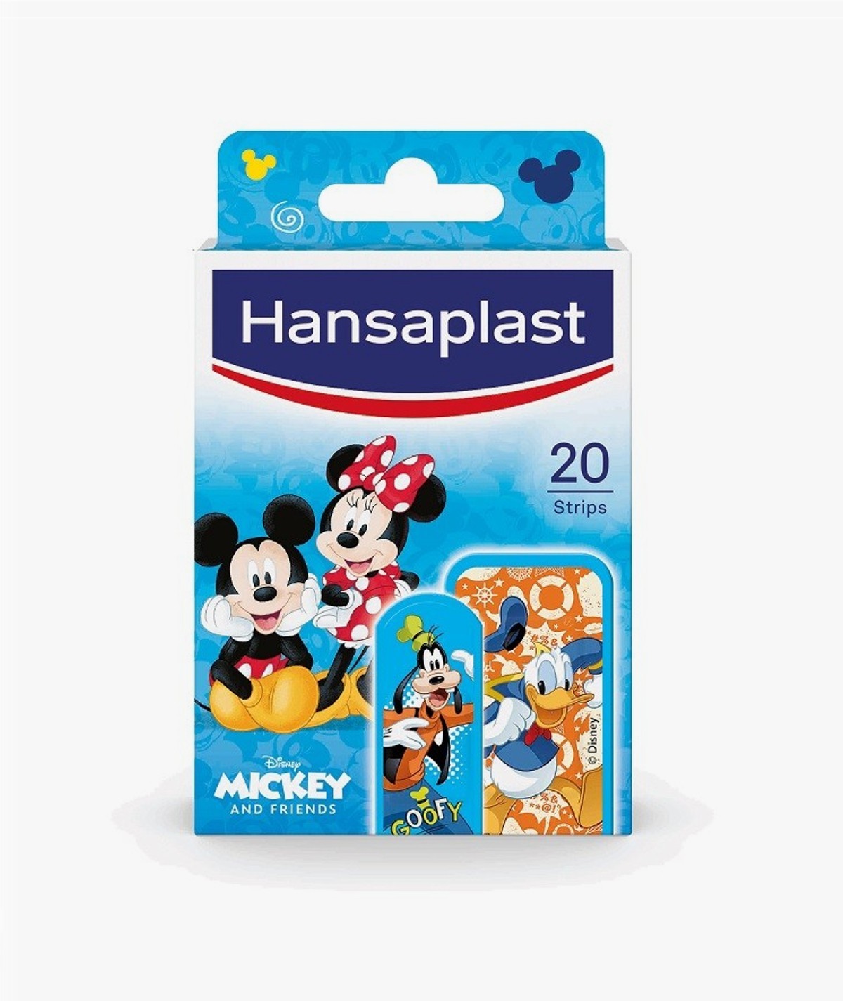 HANSAPLAST DISNEY APOSITO ADHESIVO MICKEY MOUSE 20 UNIDADES