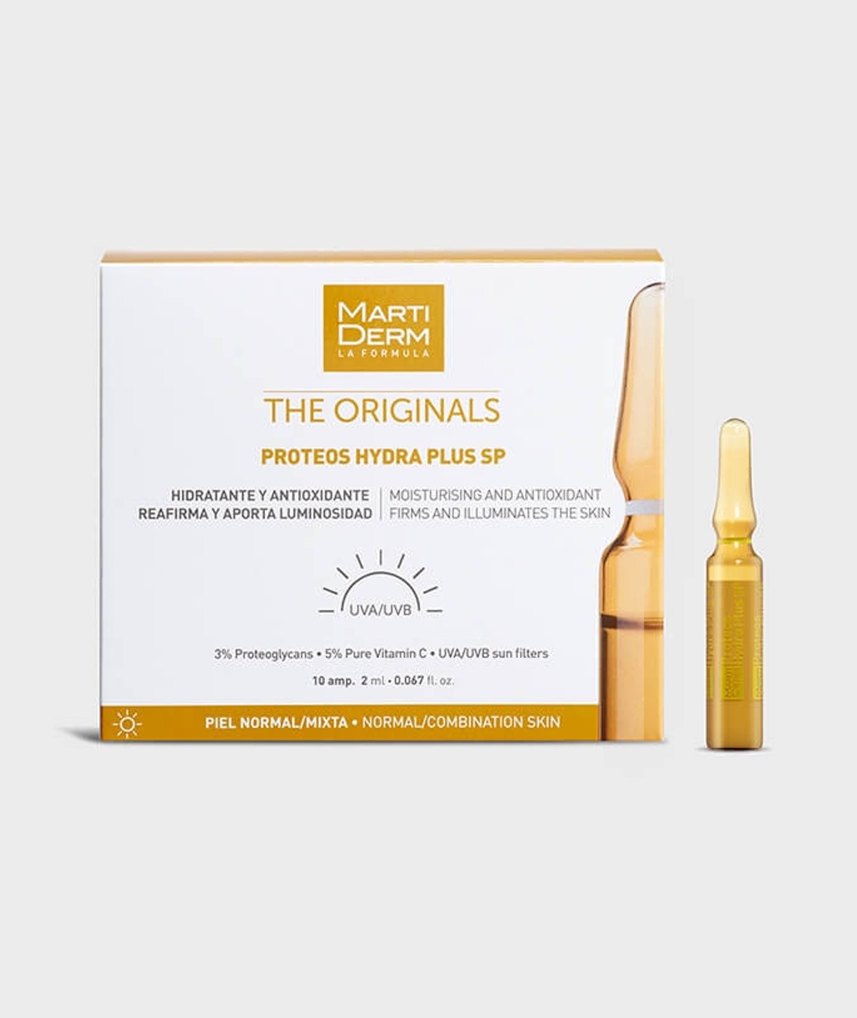 MARTIDERM PROTEOS HYDRA PLUS SP 10 AMPOLLAS