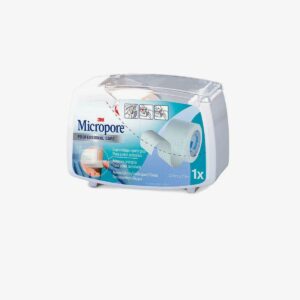 3M MICROPORE ESPARADRAPO HIPOALERGICO PAPEL PORTAR 1 UNIDAD 7,5X2,5