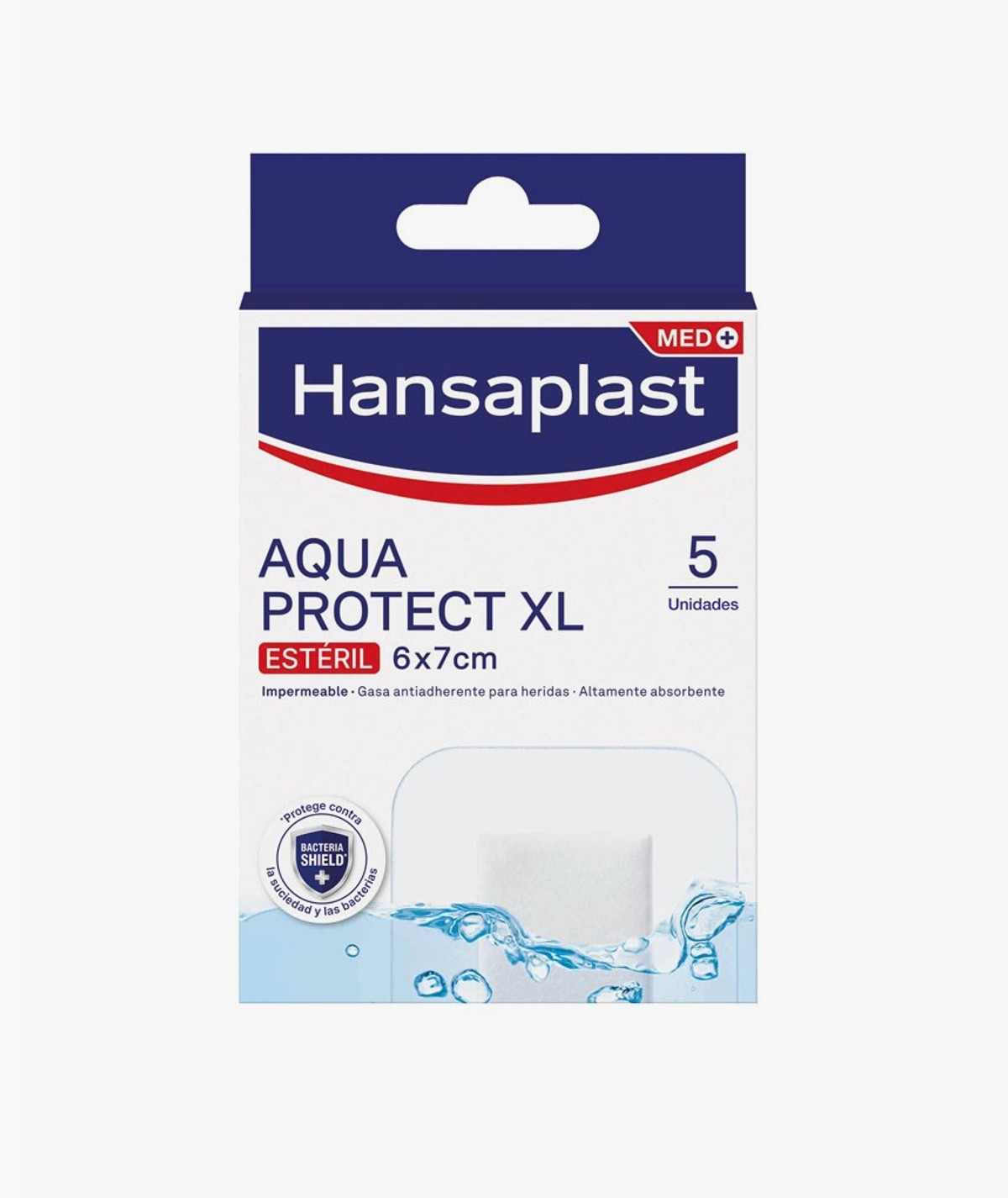 HANSAPLAST AQUA PROTECT APOSITO ADHESIVO XL 5 U