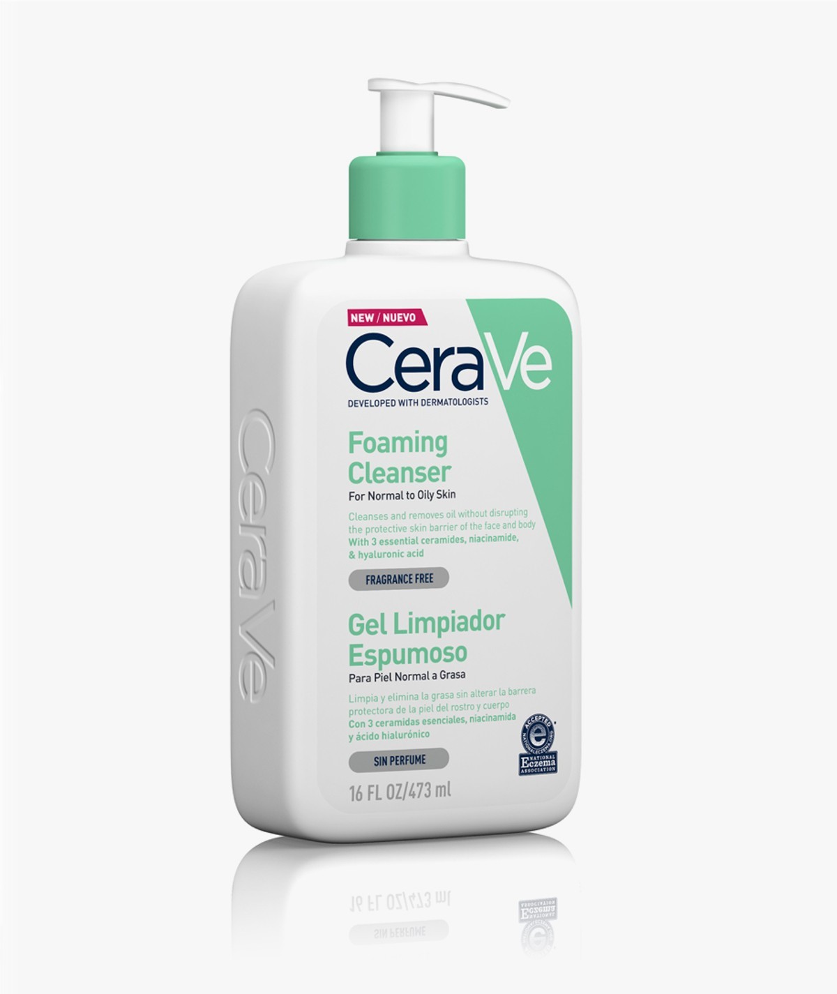 CERAVE GEL LIMPIADOR ESPUMOSO 473 ML