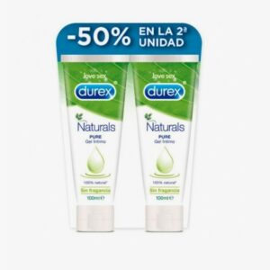 DUREX NATURALS INTIMATE GEL 2 U X 100 ML
