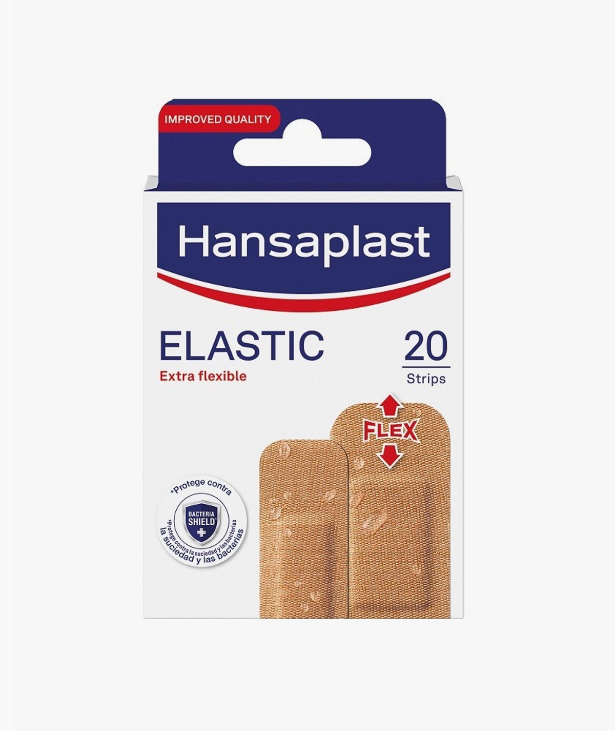 HANSAPLAST ELASTIC APOSITO ADHESIVO 2 TAMANOS 20 STRIPS