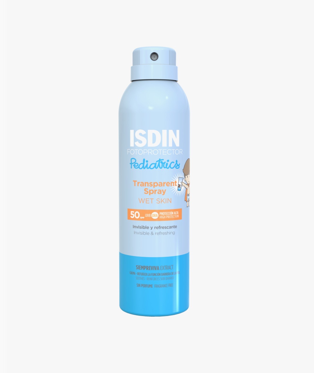 ISDIN FOTOPROTECTOR PEDIATRICS TRANSPARENT SPRAY WET SKIN SPRAY