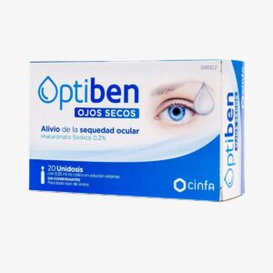 OPTIBEN OJOS SECOS 20 AMPOLLAS UNIDOSIS 0,25 ML