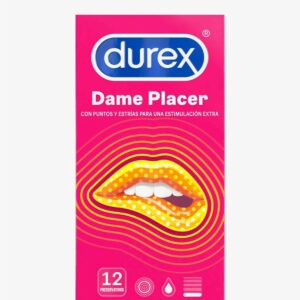 DUREX DAME PLACER PRESERVATIVOS 12 UNIDADES