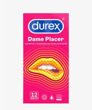 DUREX DAME PLACER PRESERVATIVOS 12 UNIDADES