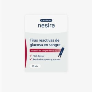 ACOFARMA NESIRA TIRAS REACTIVAS GLUCEMIA 25 UNIDADES