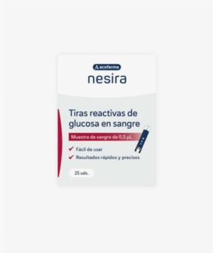 ACOFARMA NESIRA TIRAS REACTIVAS GLUCEMIA 25 UNIDADES