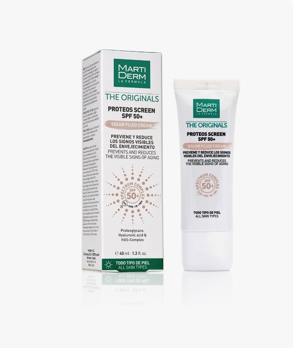 MARTIDERM PROTEOS SCREEN SPF50+ FLUID CREAM 40 ML