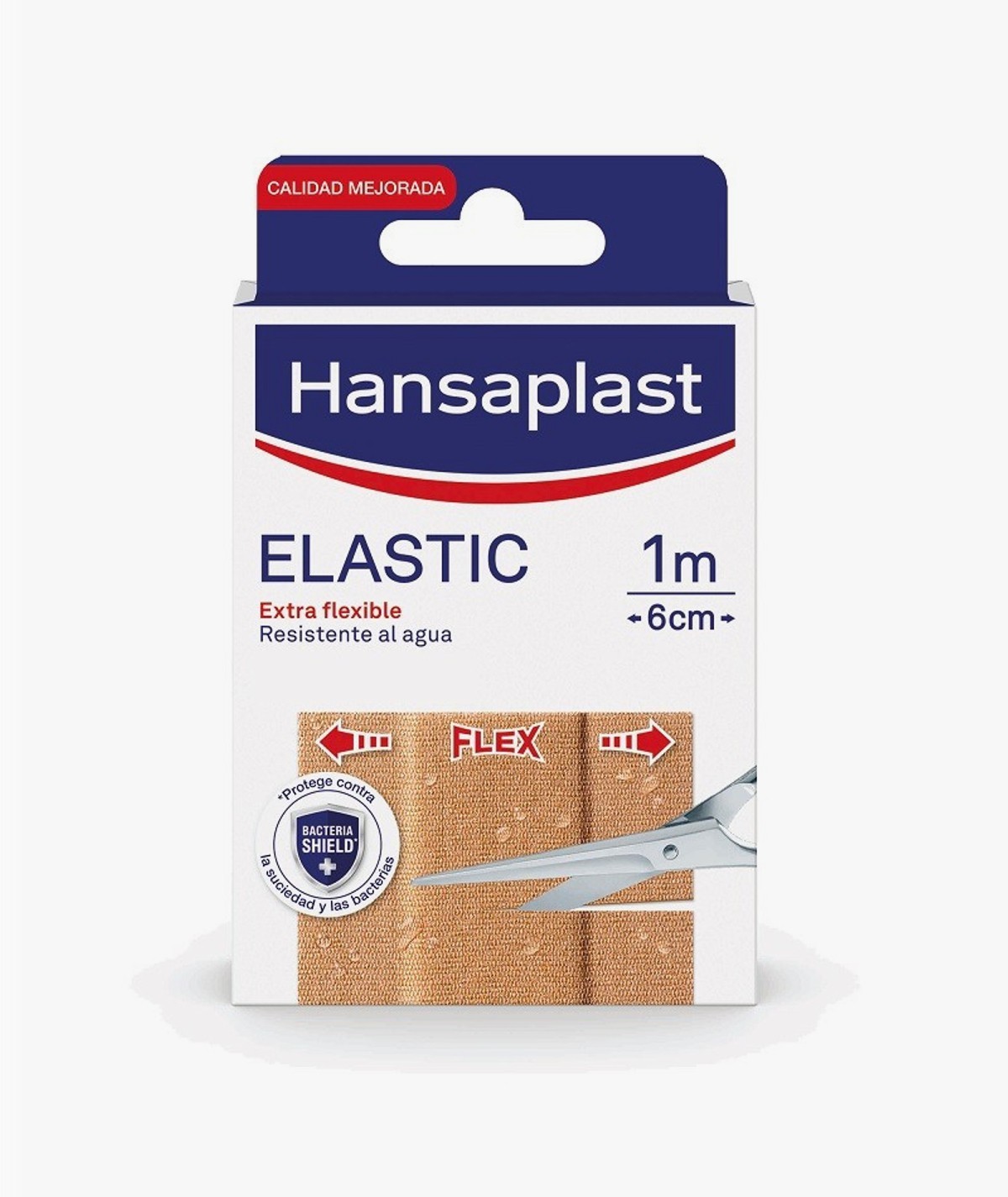 HANSAPLAST ELASTIC APOSITO ADHESIVO TIRA 1 M X 6 CM