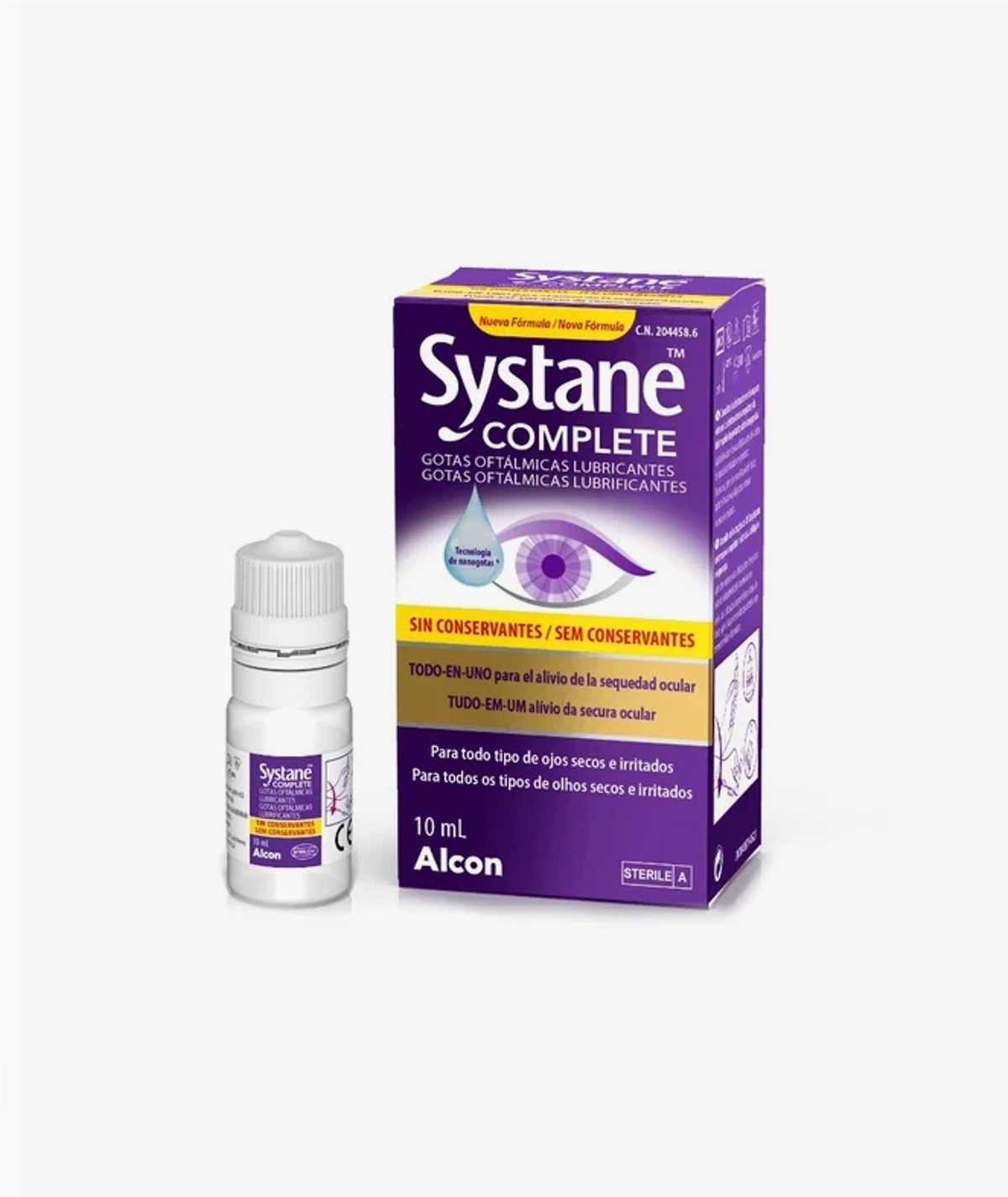 SYSTANE COMPLETE GOTAS OFTALMICAS LUBRICANTES SIN CONSERVANTES
