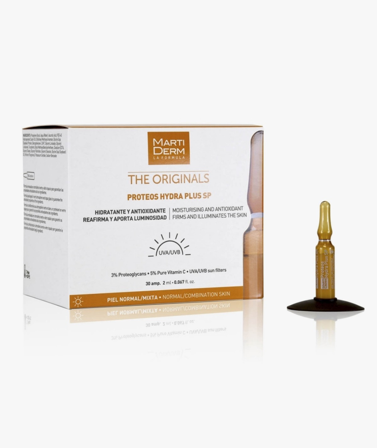 MARTIDERM PROTEOS HYDRA PLUS SP 30 AMPOLLAS 2 ML