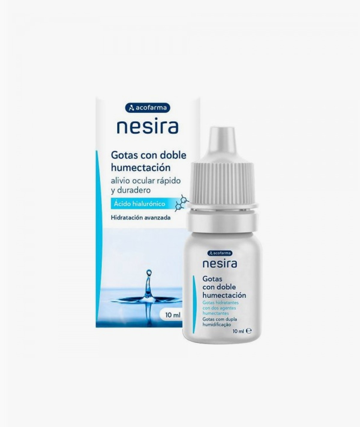 ACOFARMA NESIRA GOTAS CON DOBLE HUMECTACION AH 10 ML