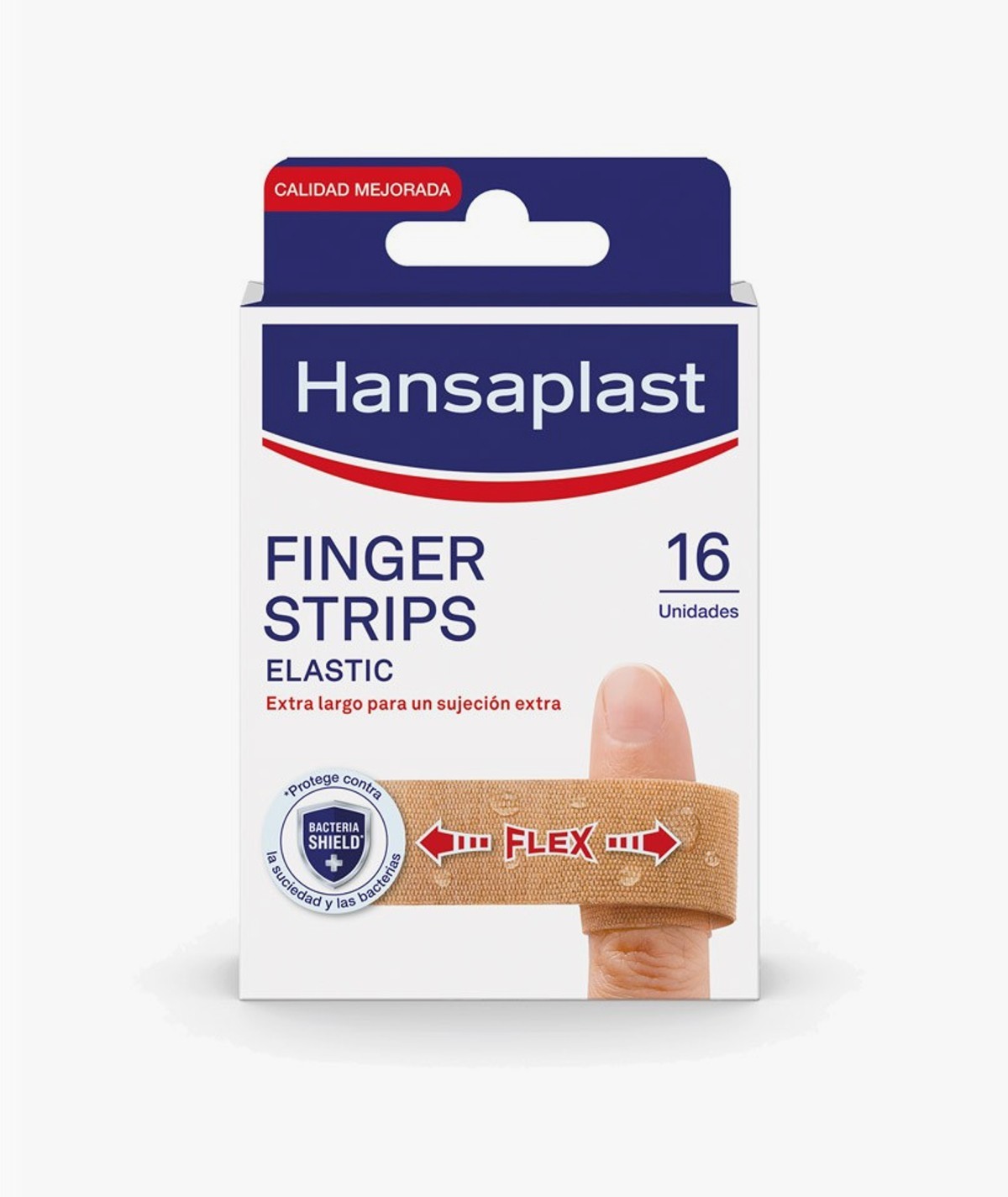 HANSAPLAST TIRAS ADHESIVAS PARA DEDOS APOSITO ADHESIVO 16 UNIDADES
