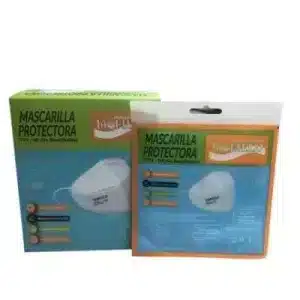 MASCARILLA BLANCA FFP2 NR PROTECTORA BIOFIELD 20 UNIDADES