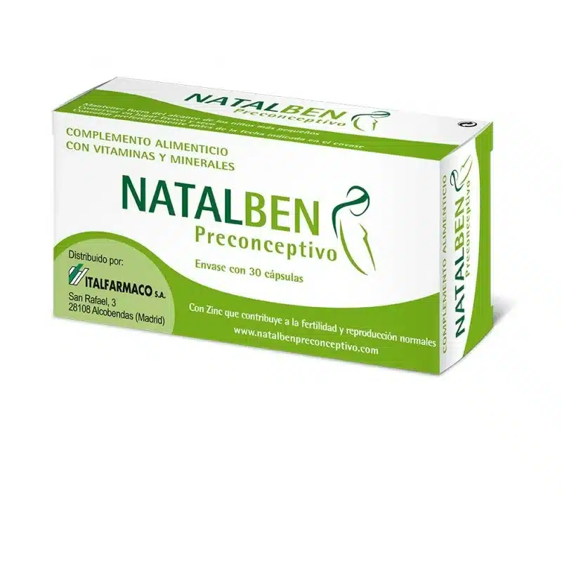 NATALBEN PRECONCEPTIVO 30 CAPSULAS