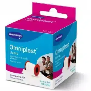 ESPARADRAPO HIPOALERGICO OMNIPLAST TEJIDO RESISTENTE 1 UNIDAD