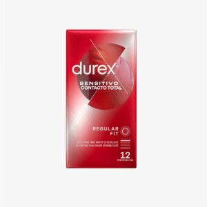 DUREX SENSITIVO CONTACTO TOTAL PRESERVATIVOS 12 UNIDADES