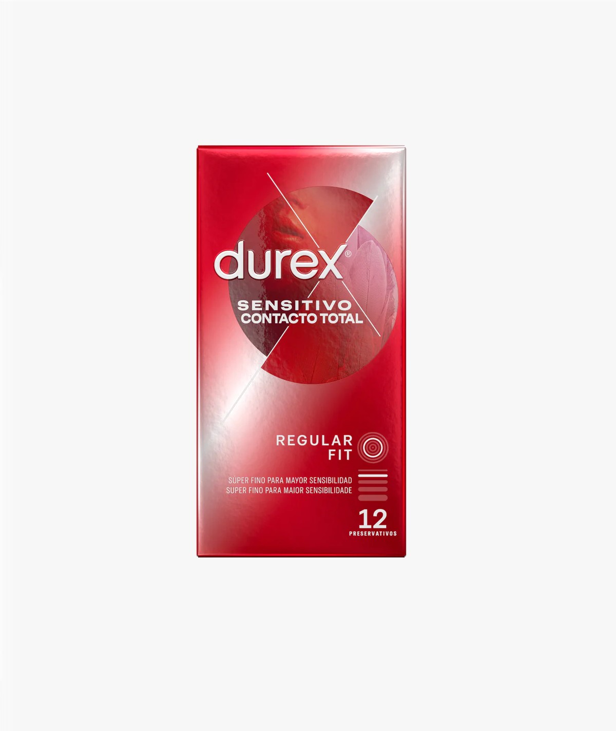 DUREX SENSITIVO CONTACTO TOTAL PRESERVATIVOS 12 UNIDADES