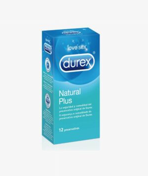 DUREX NATURAL PLUS PRESERVATIVOS 12 UNIDADES