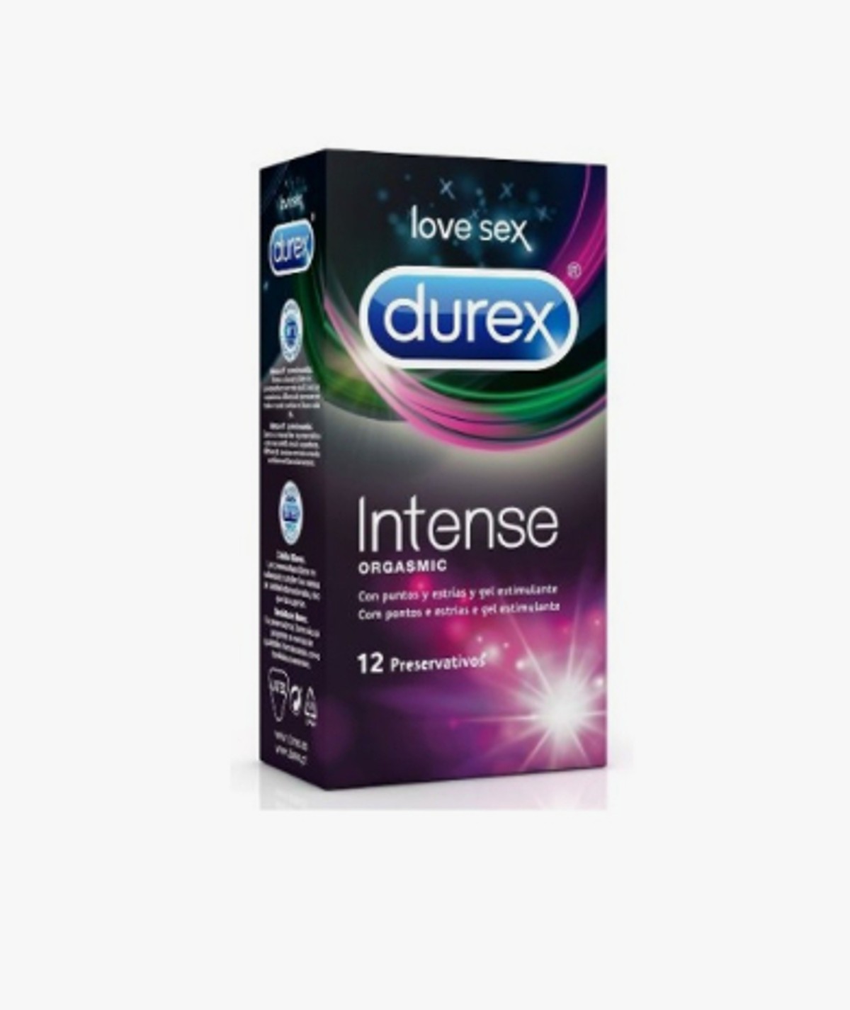 DUREX INTENSE ORGASMIC 12 PRESERVATIVOS