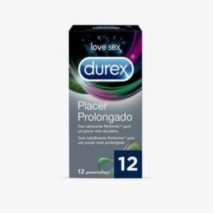DUREX PLACER PROLONGADO PRESERVATIVOS 12 UNIDADES