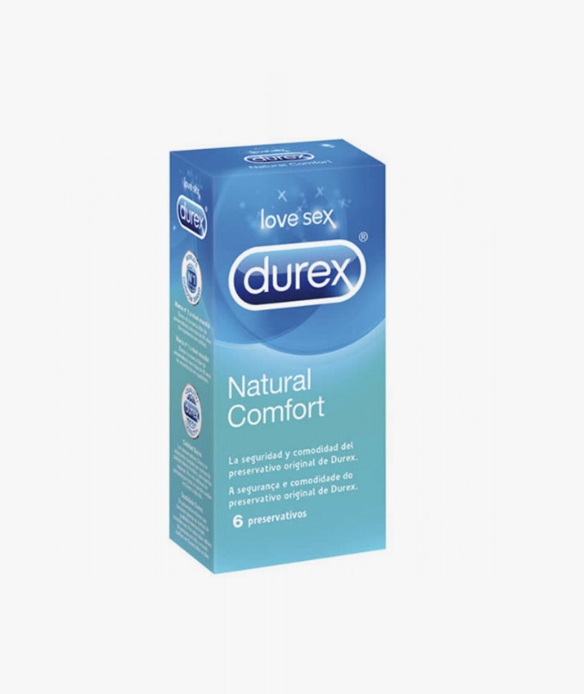 DUREX NATURAL PLUS PRESERVATIVOS 6 UNIDADES