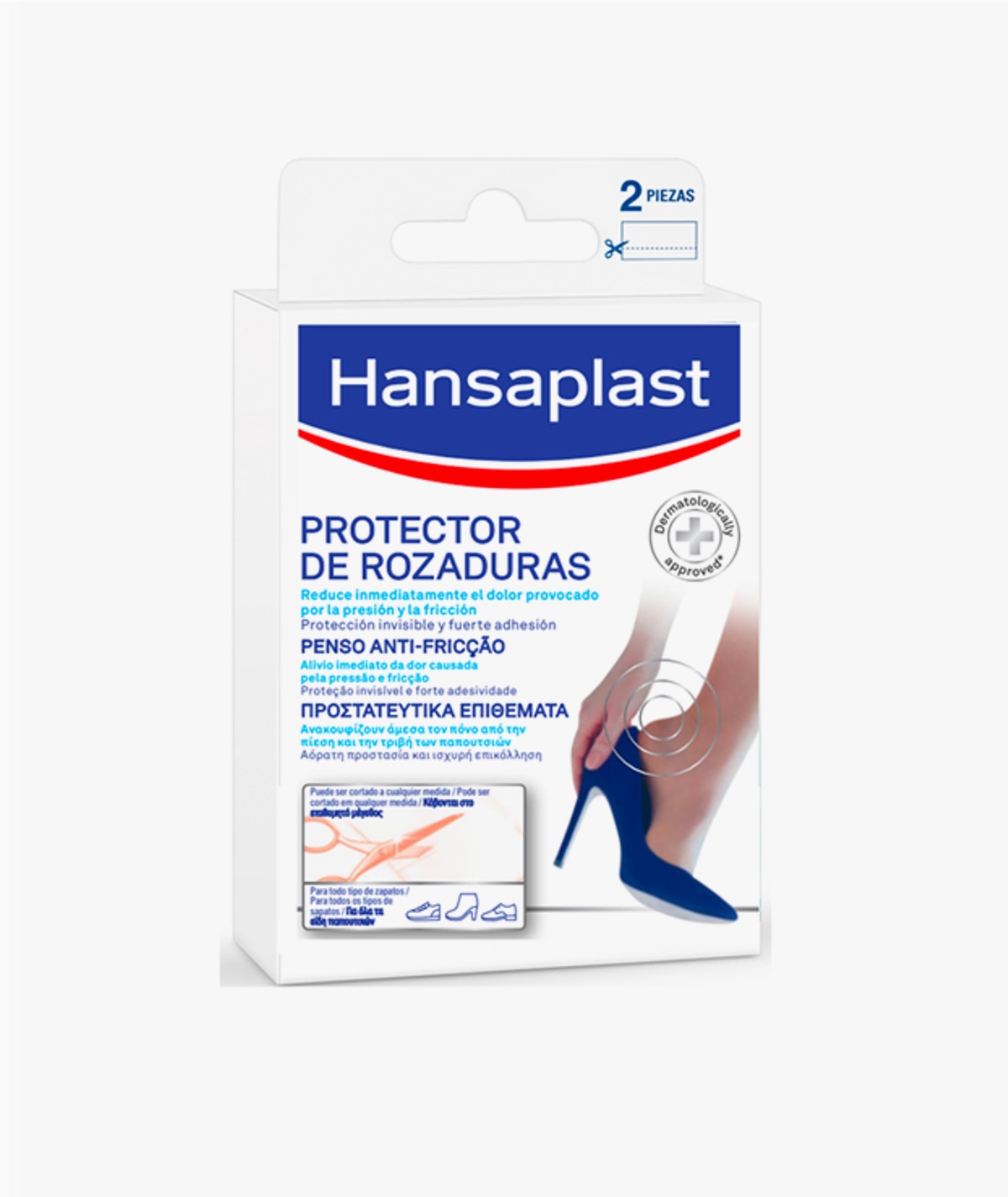 HANSAPLAST ROZADURAS HIDROCOLOIDE TALLA UNICA 2 UNIDADES