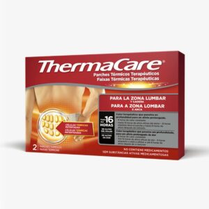 THERMACARE PARCHE TERMICO ZONA LUMBAR CADERA 2 PARCHES