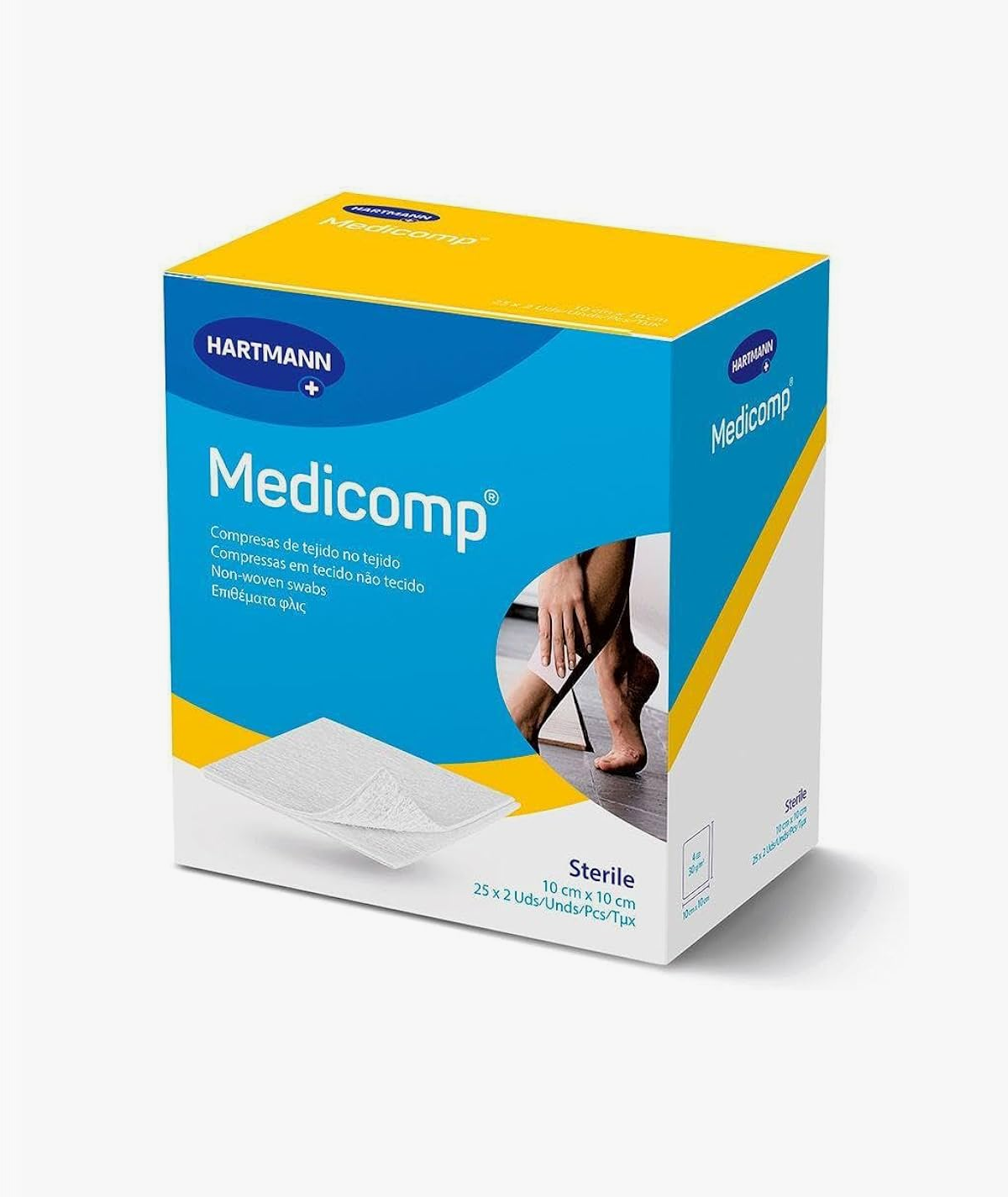 MEDICOMP COMPRESAS DE TEJIDO NO TEJIDO 10X10