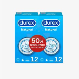 DUREX NATURAL PLUS PRESERVATIVOS 12 + 12 PRESERVATIVOS