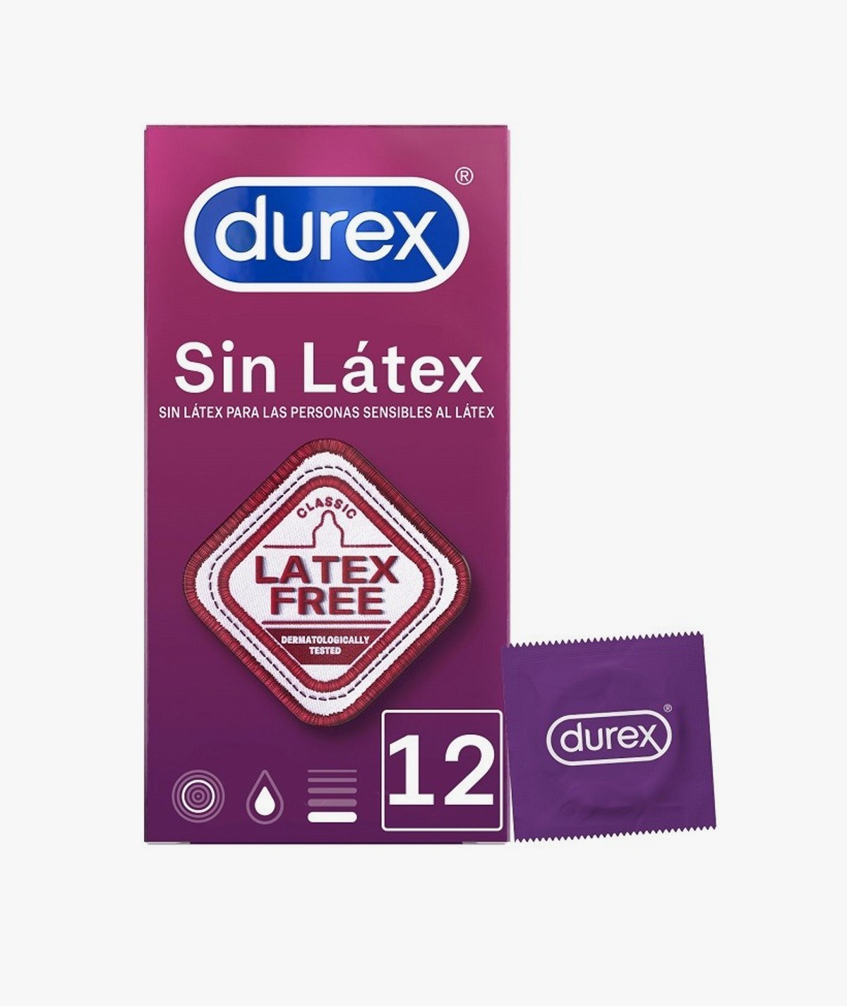 DUREX SIN LATEX PRESERVATIVOS 12 UNIDADES