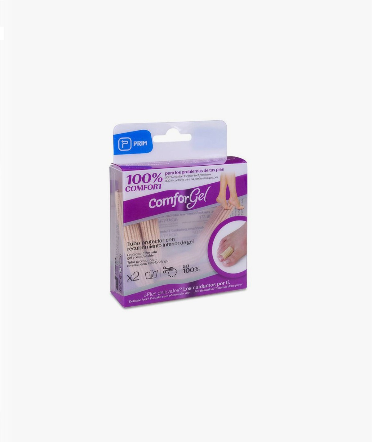 PRIM TUBO PROTECTOR DEDOS RECUBRIMIENTO INTERIOR GEL COMFORGEL