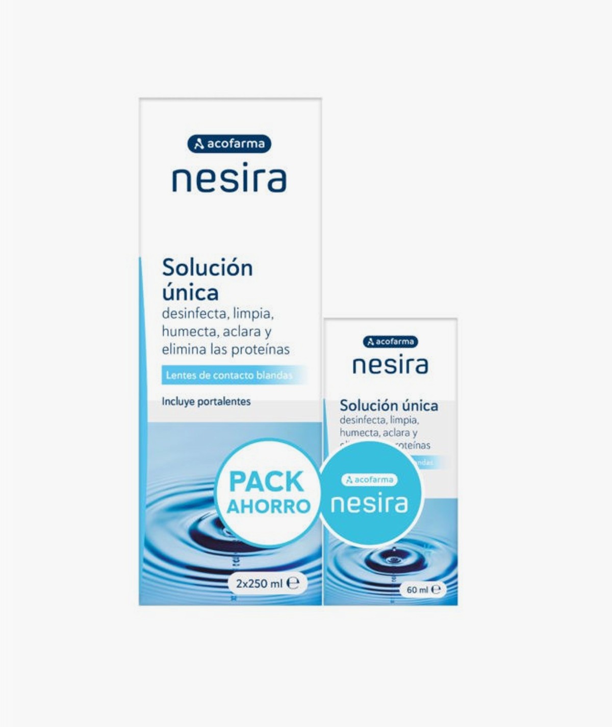 ACOFAR NESIRA SOLUCION UNICA 2X250ML+60ML